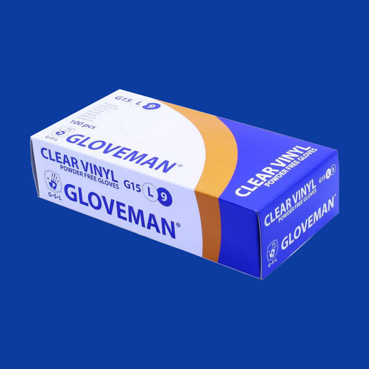 Gloveman Clear Vinyl Powder Free Gloves